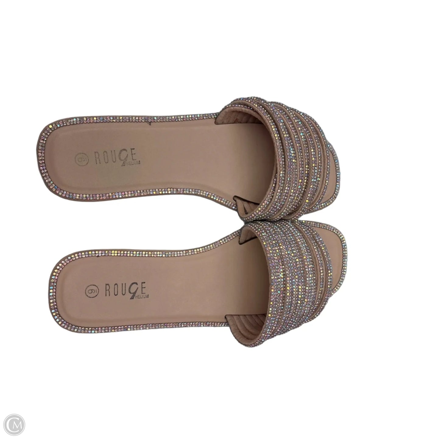 Sandals Flats By Rouge In Tan, Size: 9