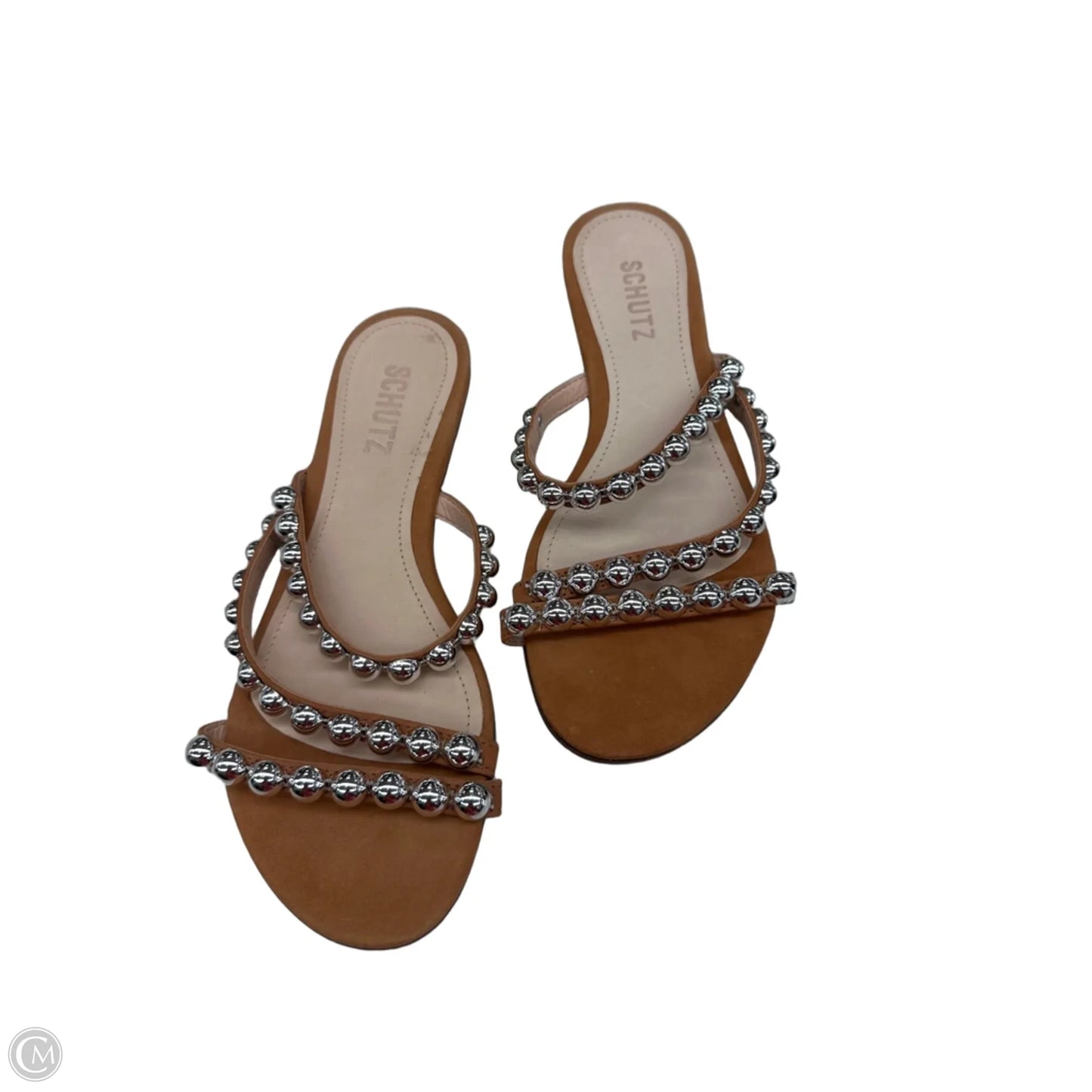 Sandals Flats By Schutz In Bronze, Size: 7.5
