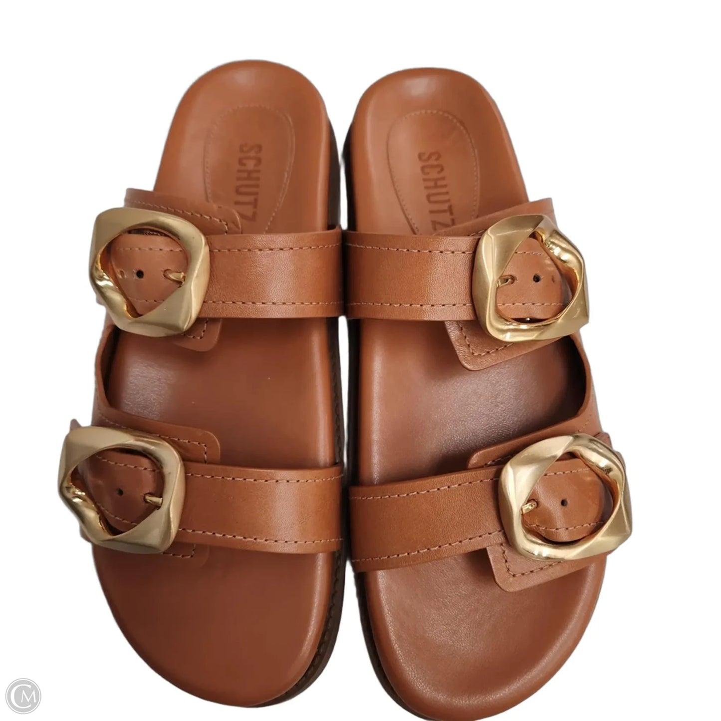 Sandals Flats By Schutz In Brown, Size: 9.5