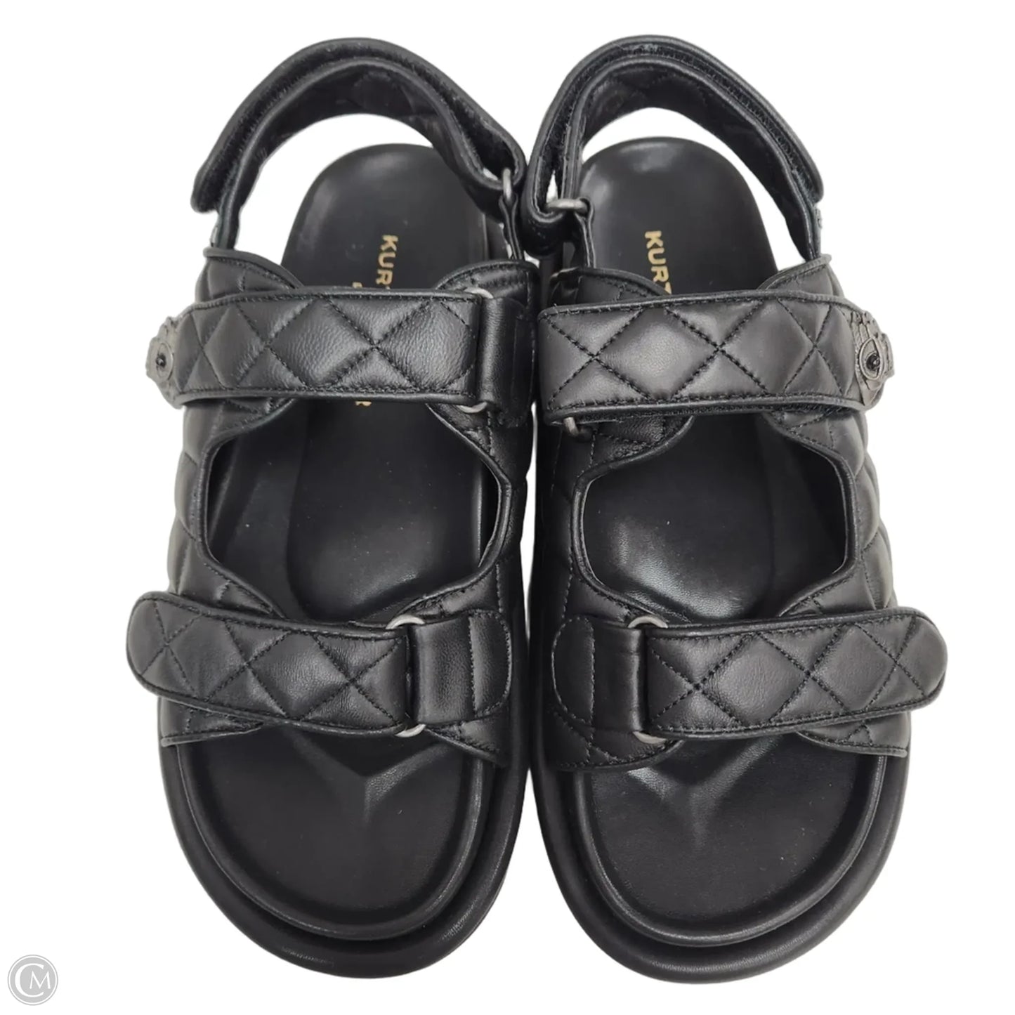 Sandals Designer By Kurt Geiger In Black, Size: 9