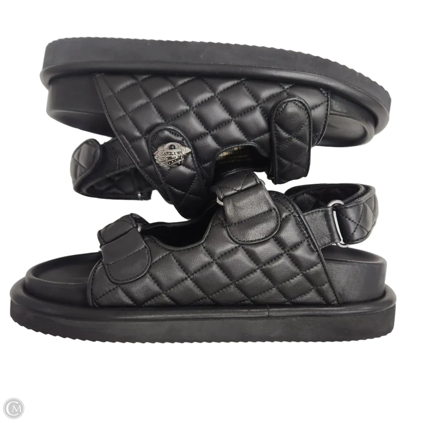 Sandals Designer By Kurt Geiger In Black, Size: 9