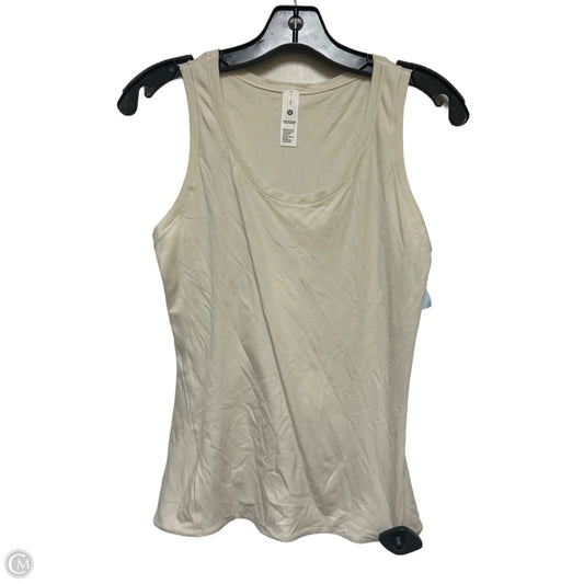 Athletic Tank Top By Lululemon In Cream, Size: S