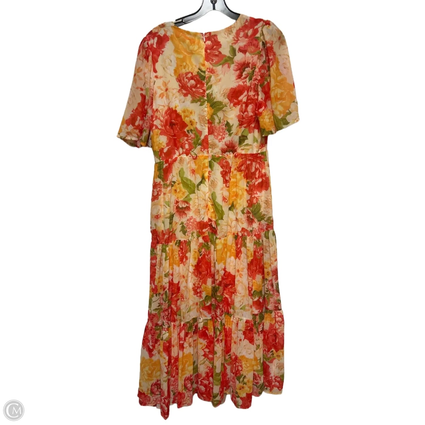 Dress Casual Maxi By Flying Tomato In Floral Print, Size: M