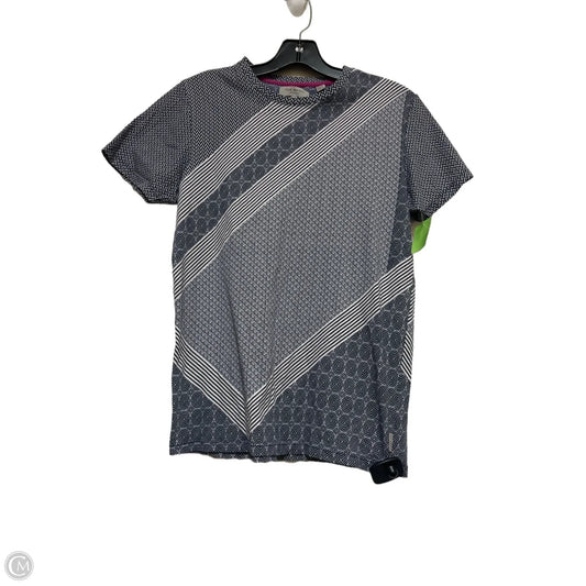 Top Short Sleeve By Ted Baker In Blue & White, Size: Xs