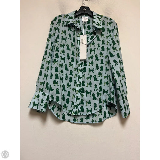 Top Long Sleeve By Clothes Mentor In Blue & Green, Size: S