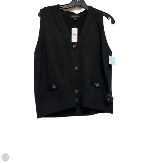 Vest Sweater By Ann Taylor In Black, Size: Xl