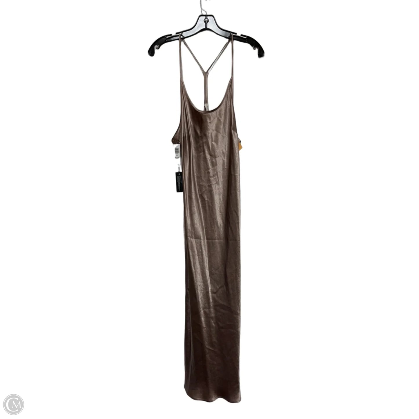 Dress Casual Midi By Babaton In Taupe, Size: L