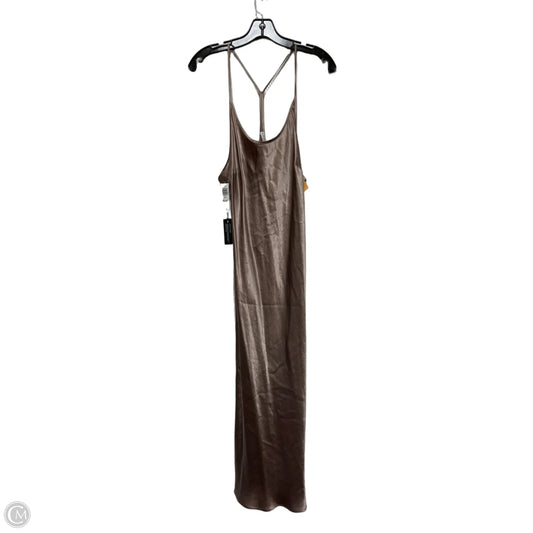 Dress Casual Midi By Babaton In Taupe, Size: L