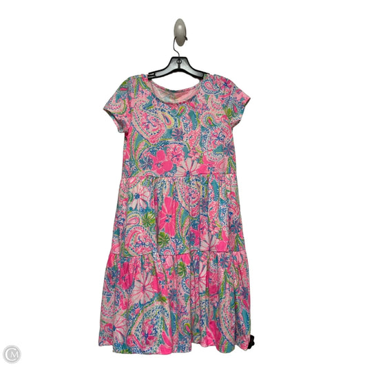 Dress Designer By Lilly Pulitzer In Blue & Pink, Size: Xs