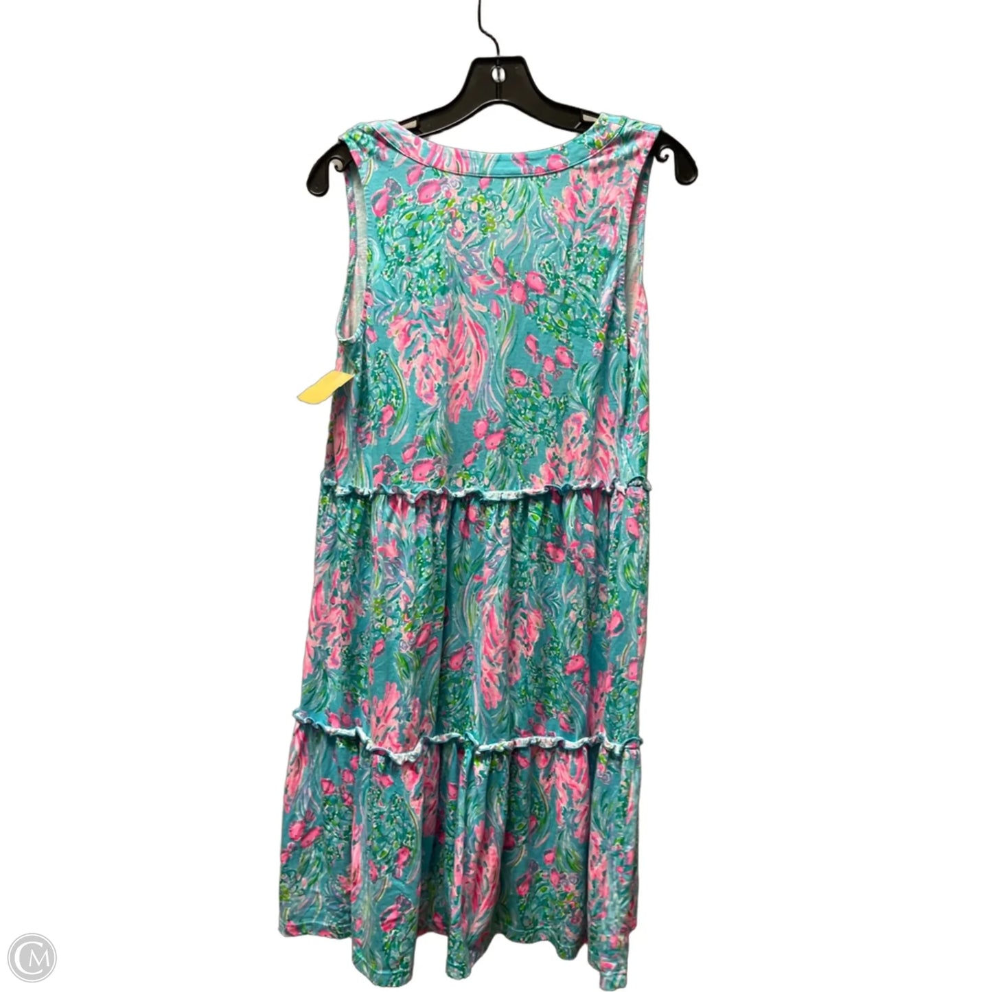 Dress Designer By Lilly Pulitzer In Green & Pink, Size: S