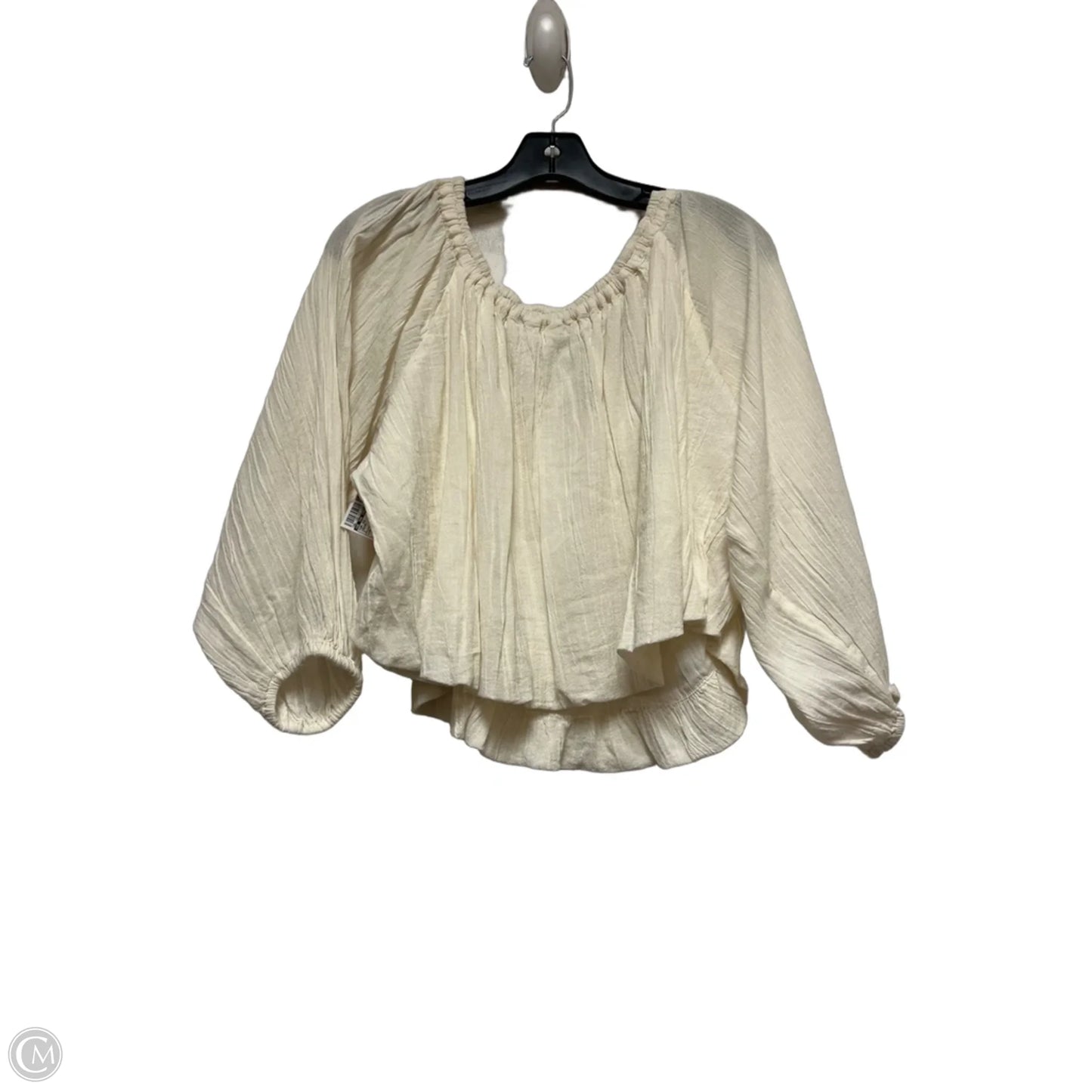 Top Short Sleeve By We The Free In Cream, Size: S