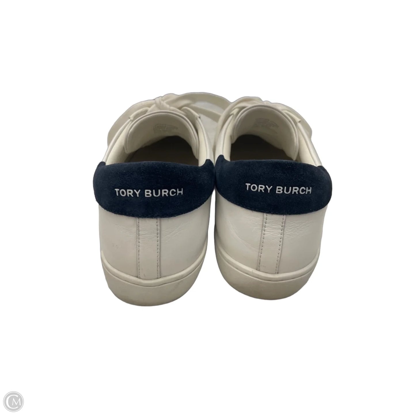 Shoes Designer By Tory Burch In Blue & White, Size: 9