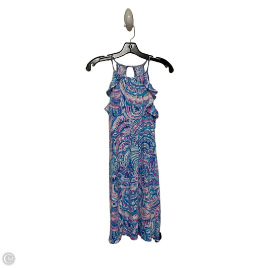 Dress Designer By Lilly Pulitzer In Blue & Purple, Size: Xs