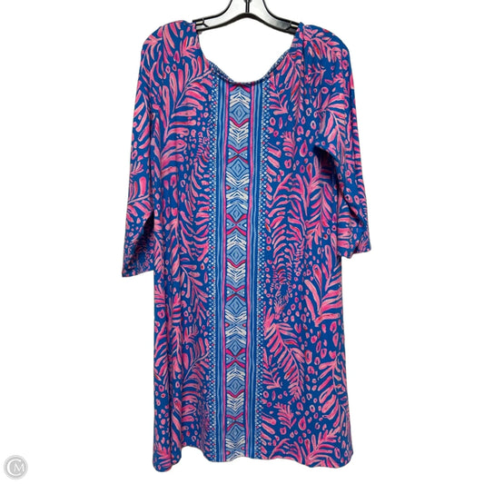 Dress Designer By Lilly Pulitzer In Blue & Pink, Size: Xl