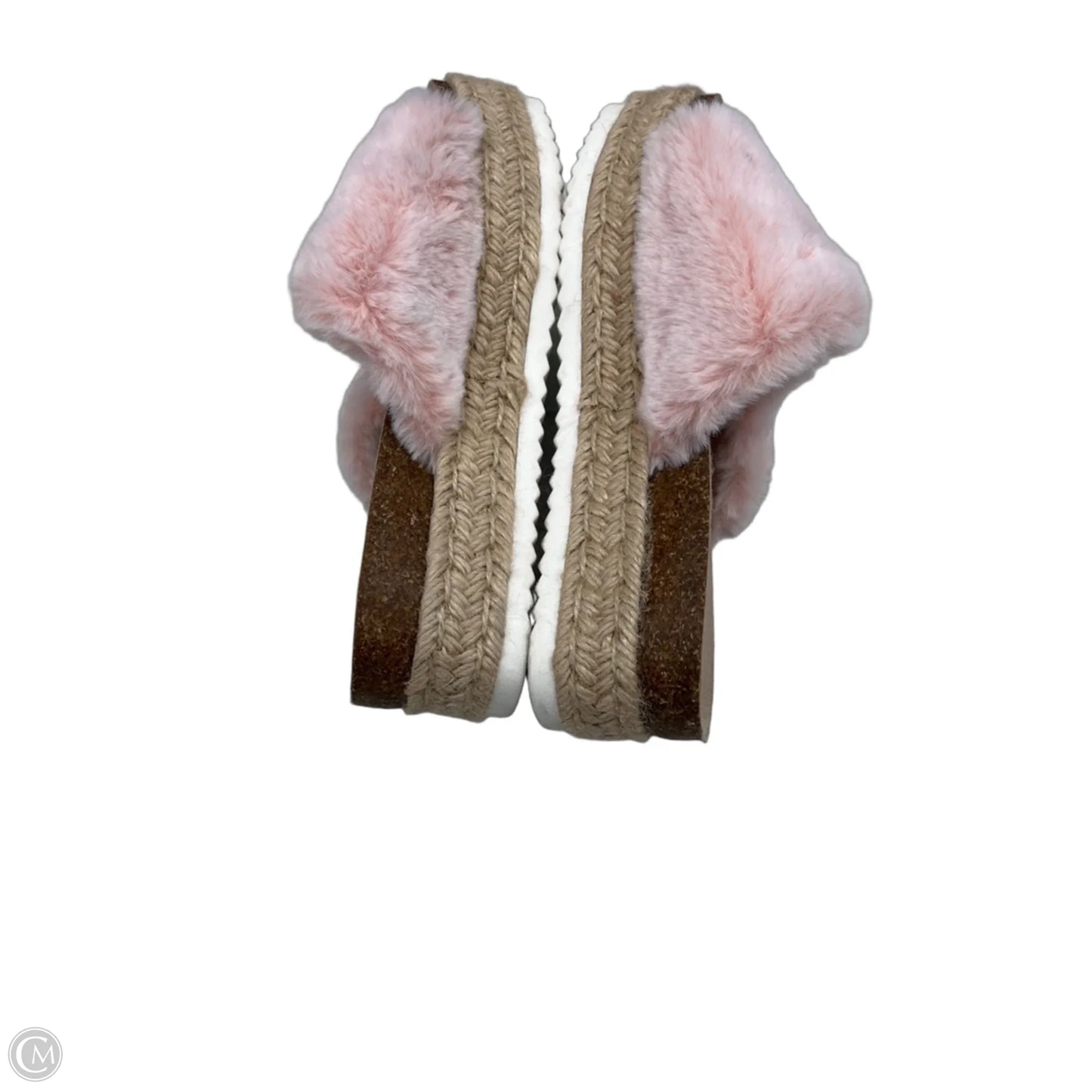 Sandals Heels Platform By Dolce Vita In Pink & Tan, Size: 9
