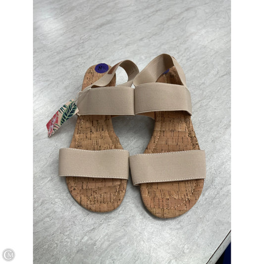 Sandals Flats By Tommy Bahama In Brown & Tan, Size: 8.5
