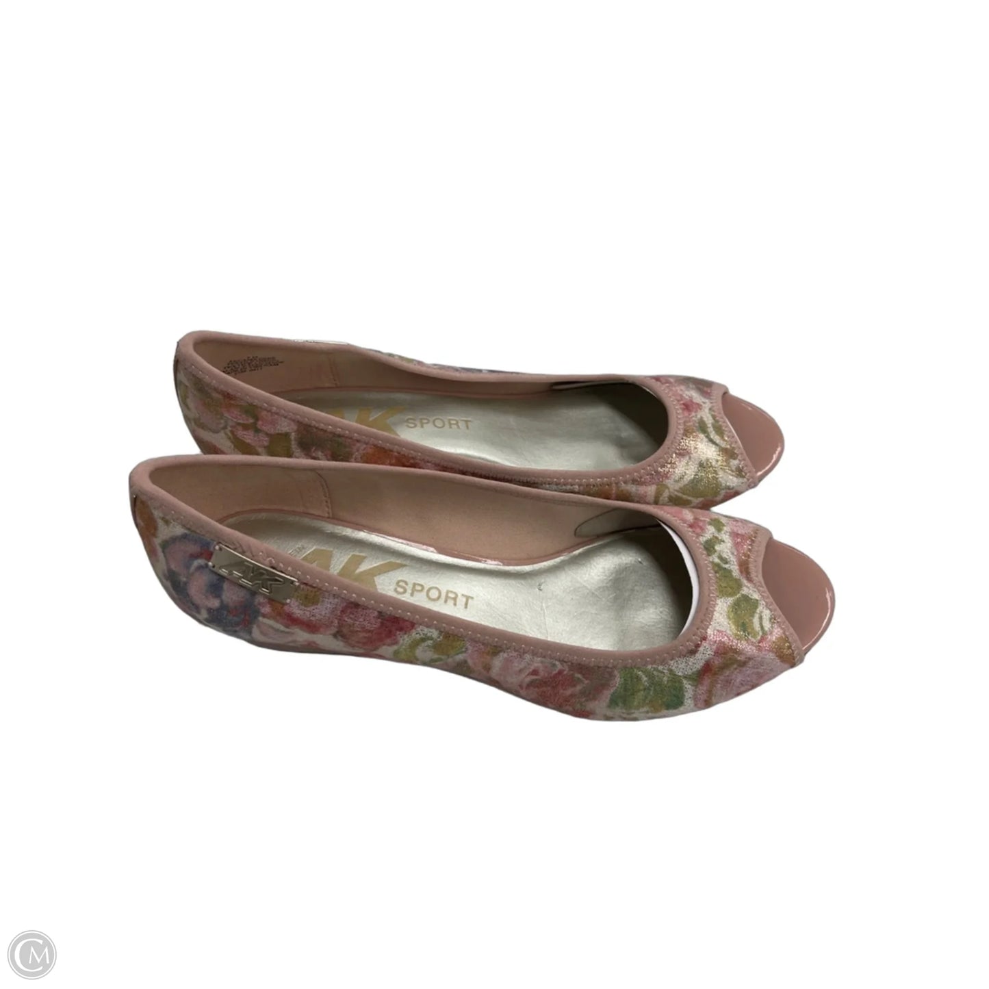 Shoes Heels Wedge By Anne Klein In Floral Print, Size: 9