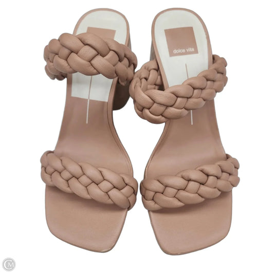 Shoes Heels Block By Dolce Vita In Brown, Size: 7