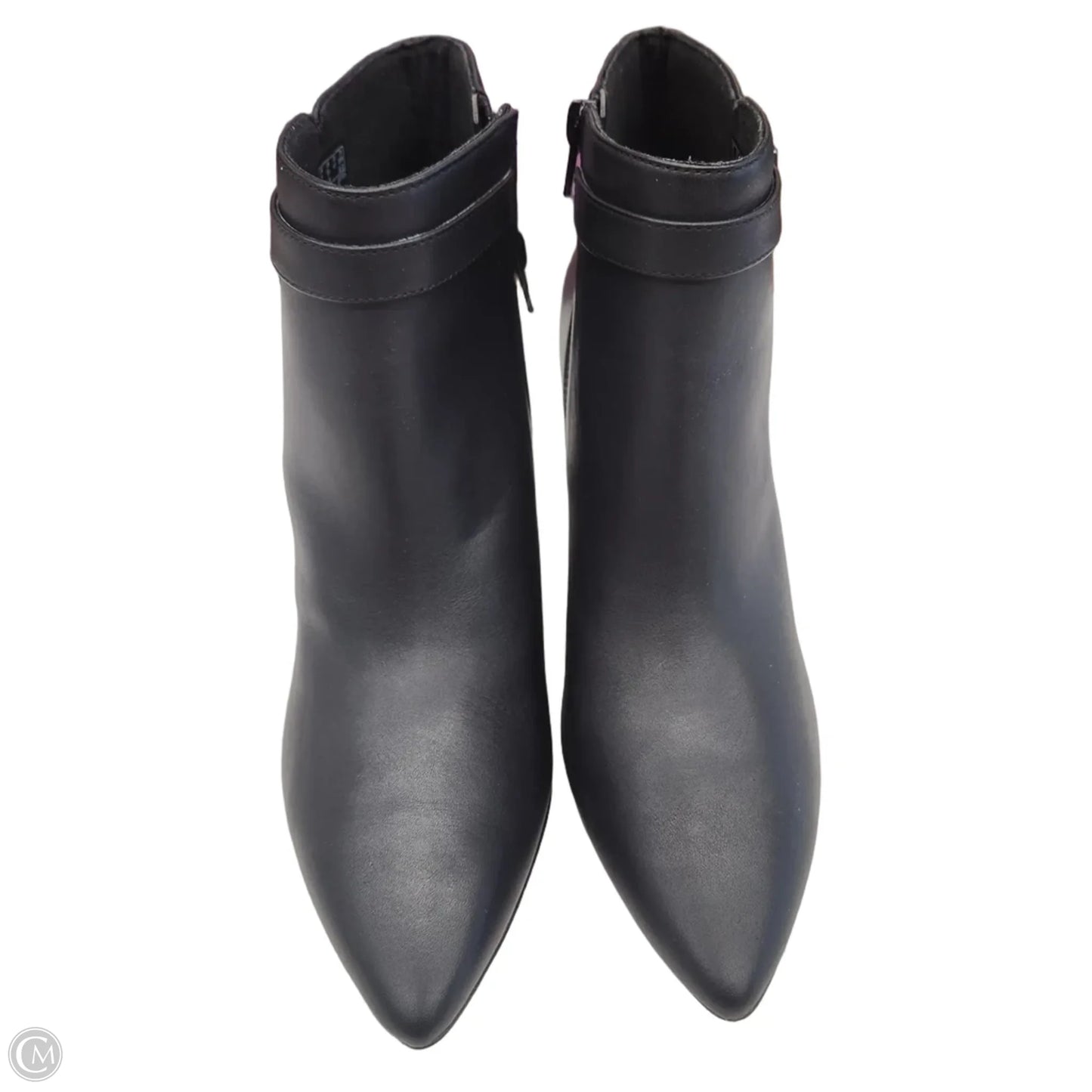 Boots Ankle Heels By Clarks In Black, Size: 9.5