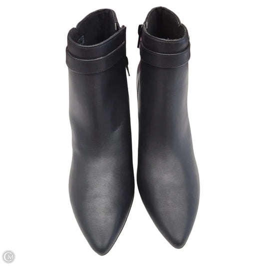 Boots Ankle Heels By Clarks In Black, Size: 9.5