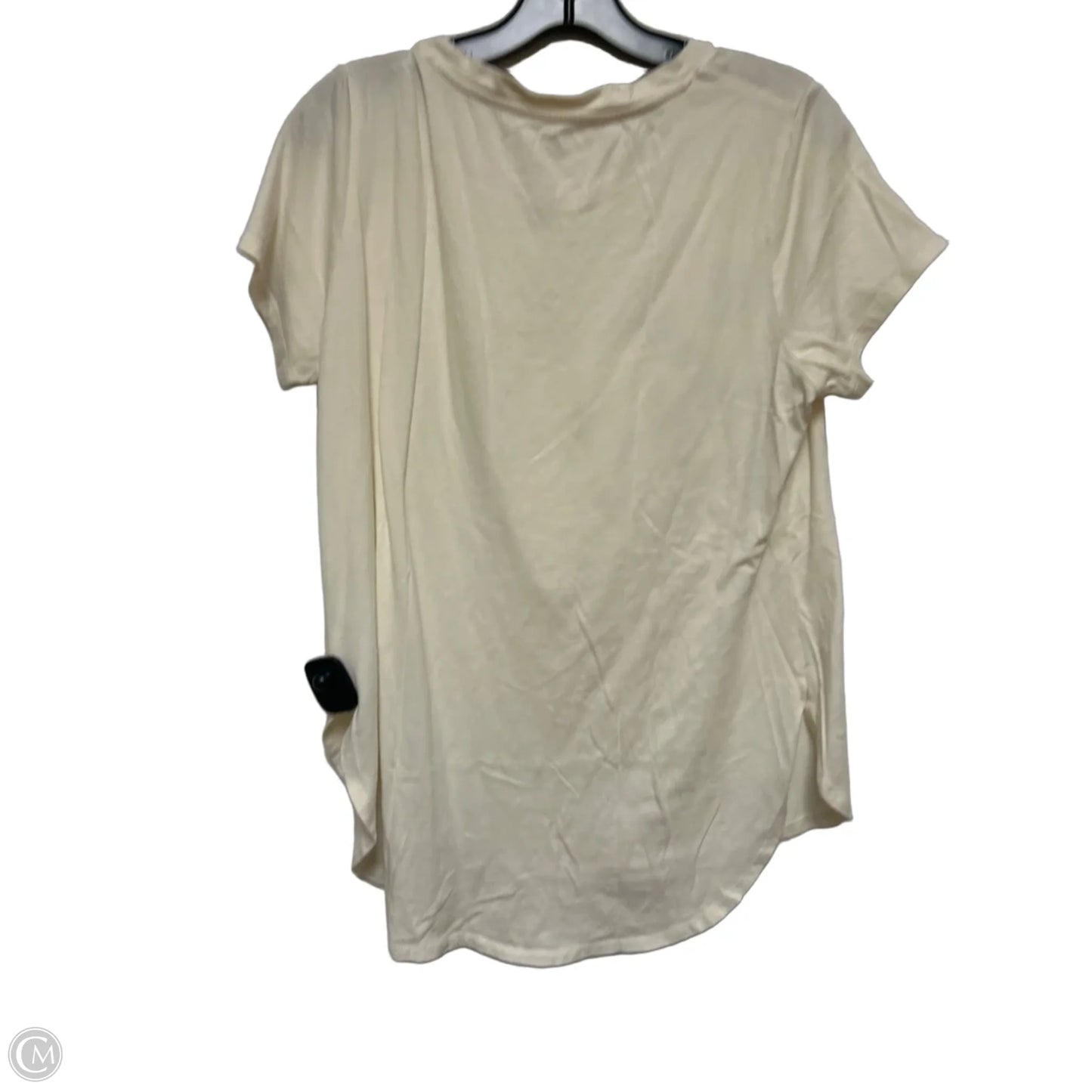 Top Short Sleeve Basic By Disney Store In Cream & Orange, Size: L