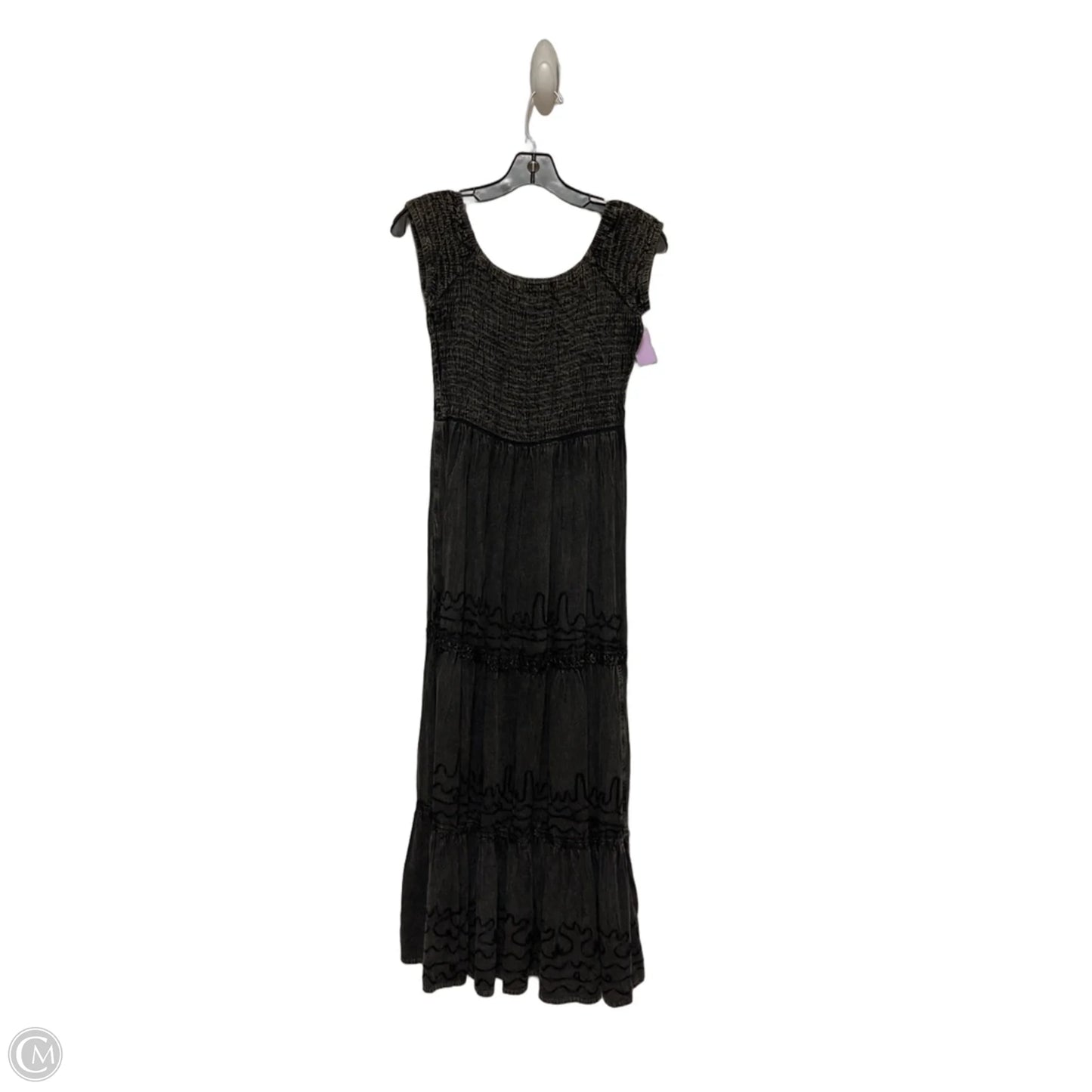 Dress Casual Midi By Clothes Mentor In Grey, Size: M