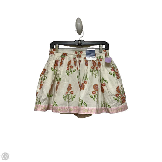 Skort By Old Navy In Cream & Orange, Size: 10