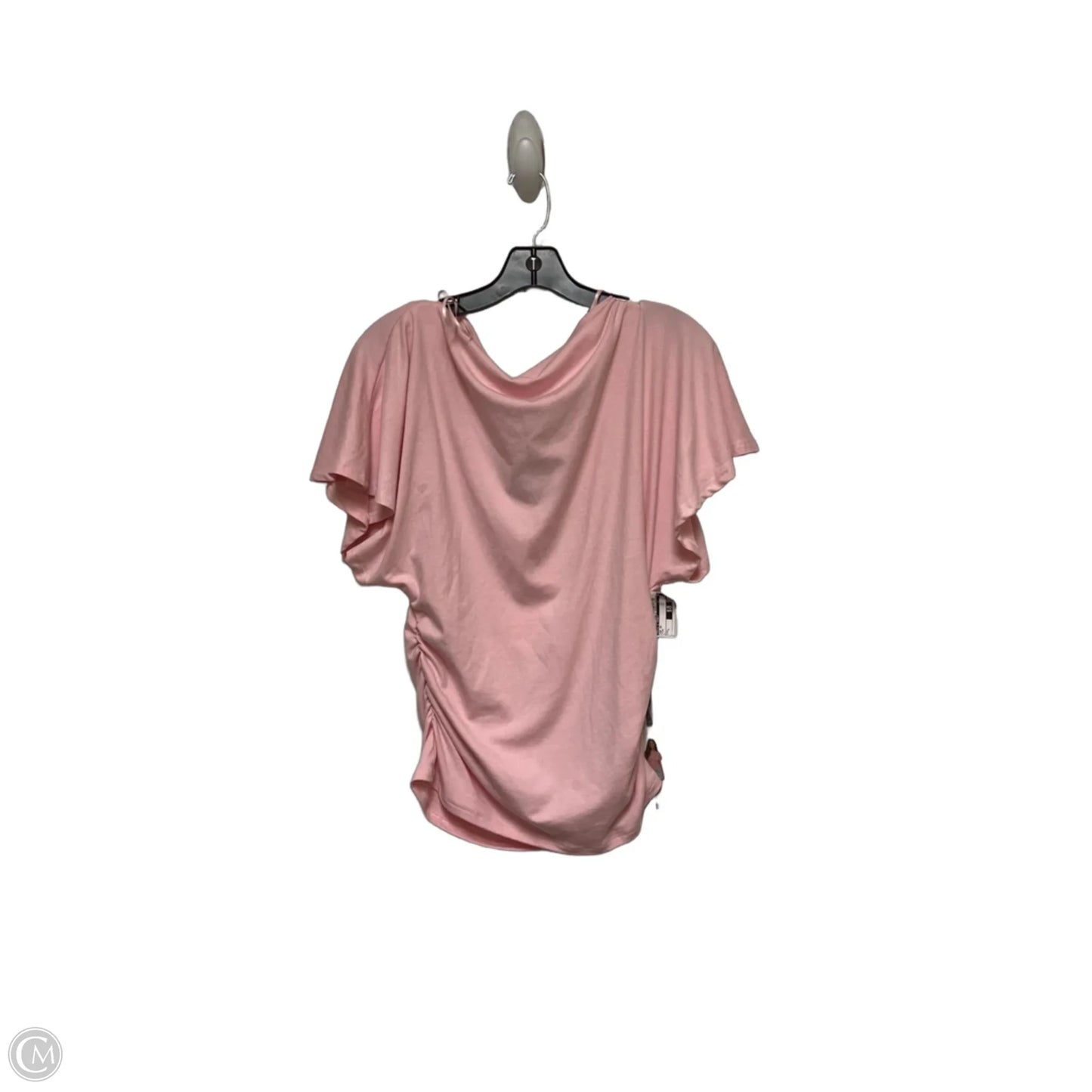 Top Short Sleeve By Milk & Honey In Pink, Size: L