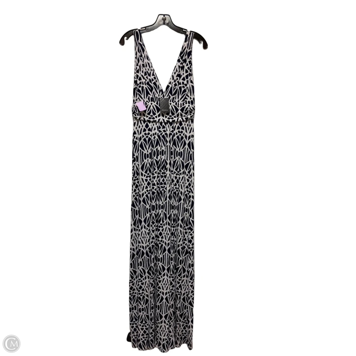 Dress Casual Maxi By Tart In Blue & White, Size: M