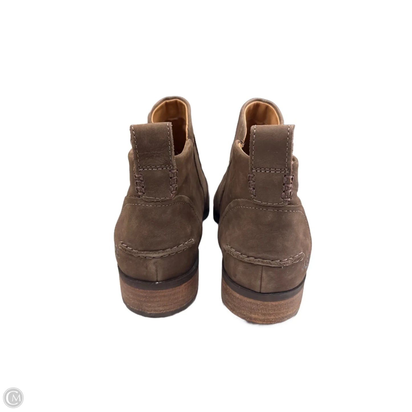 Boots Designer By Ugg In Brown, Size: 12