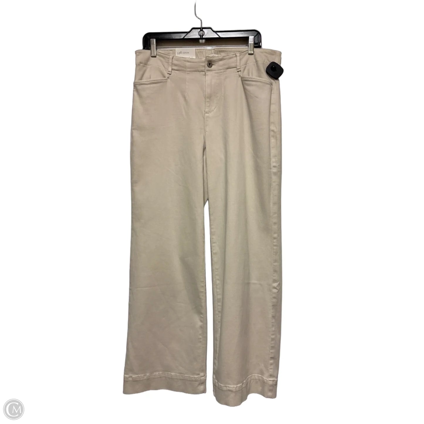 Jeans Wide Leg By J. Jill In Tan, Size: 16