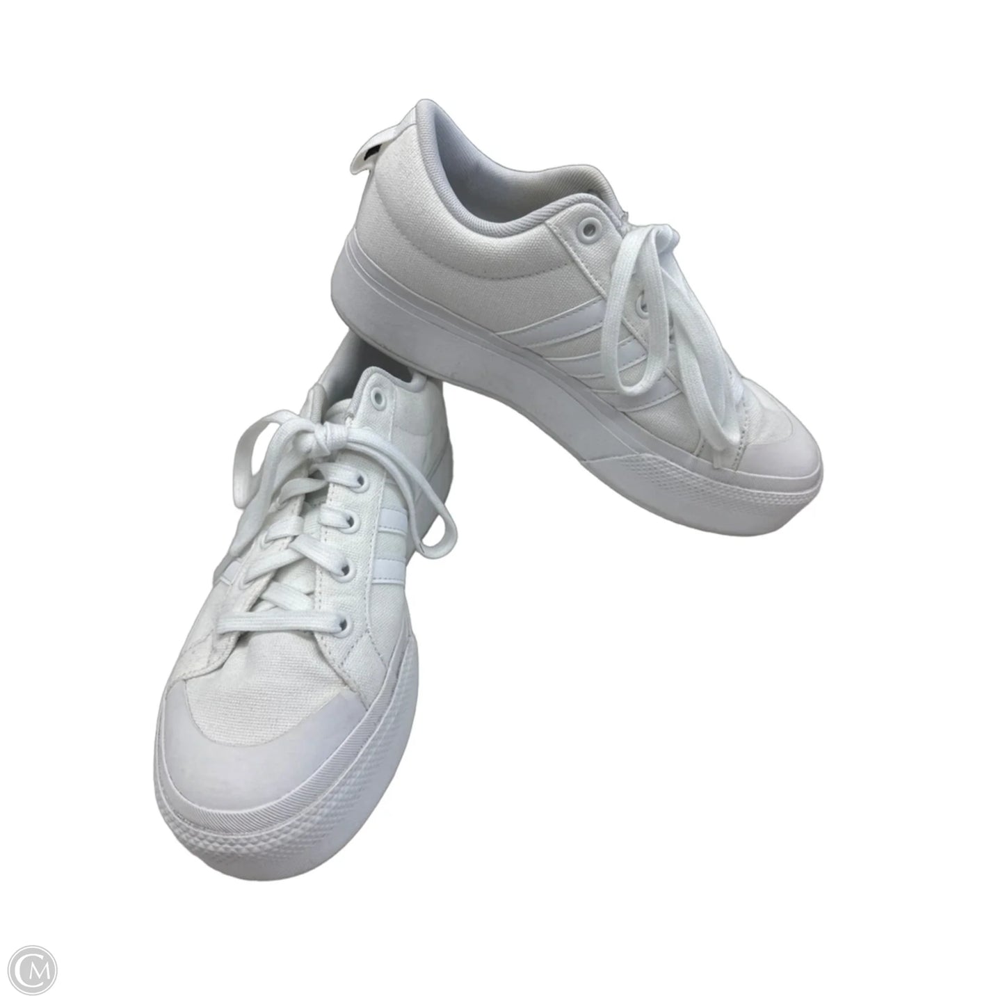 Shoes Sneakers By Adidas In Cream & White, Size: 7.5
