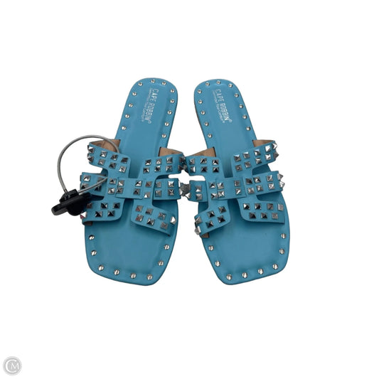 Sandals Flats By Cape Robbin In Blue, Size: 9