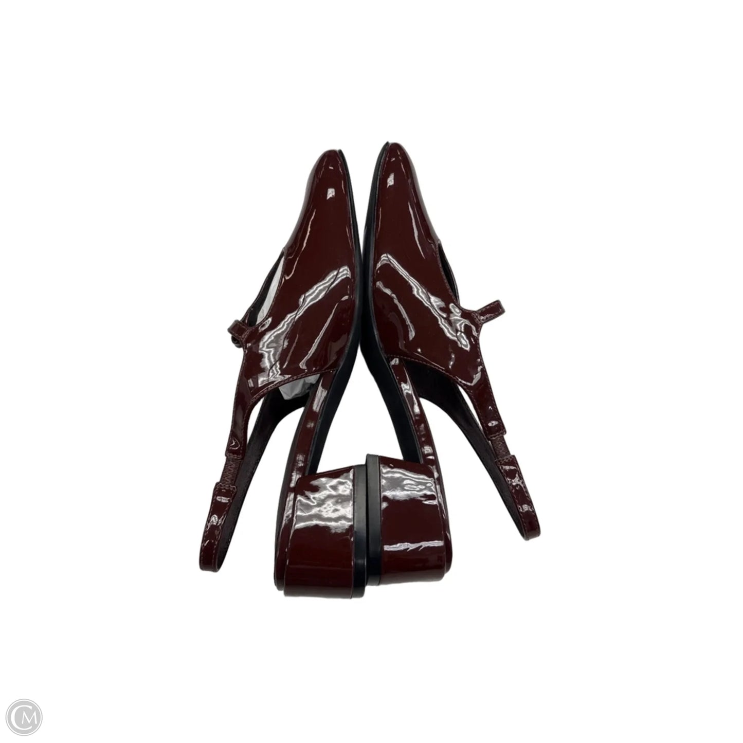 Shoes Heels Block By Clothes Mentor In Brown, Size: 7.5