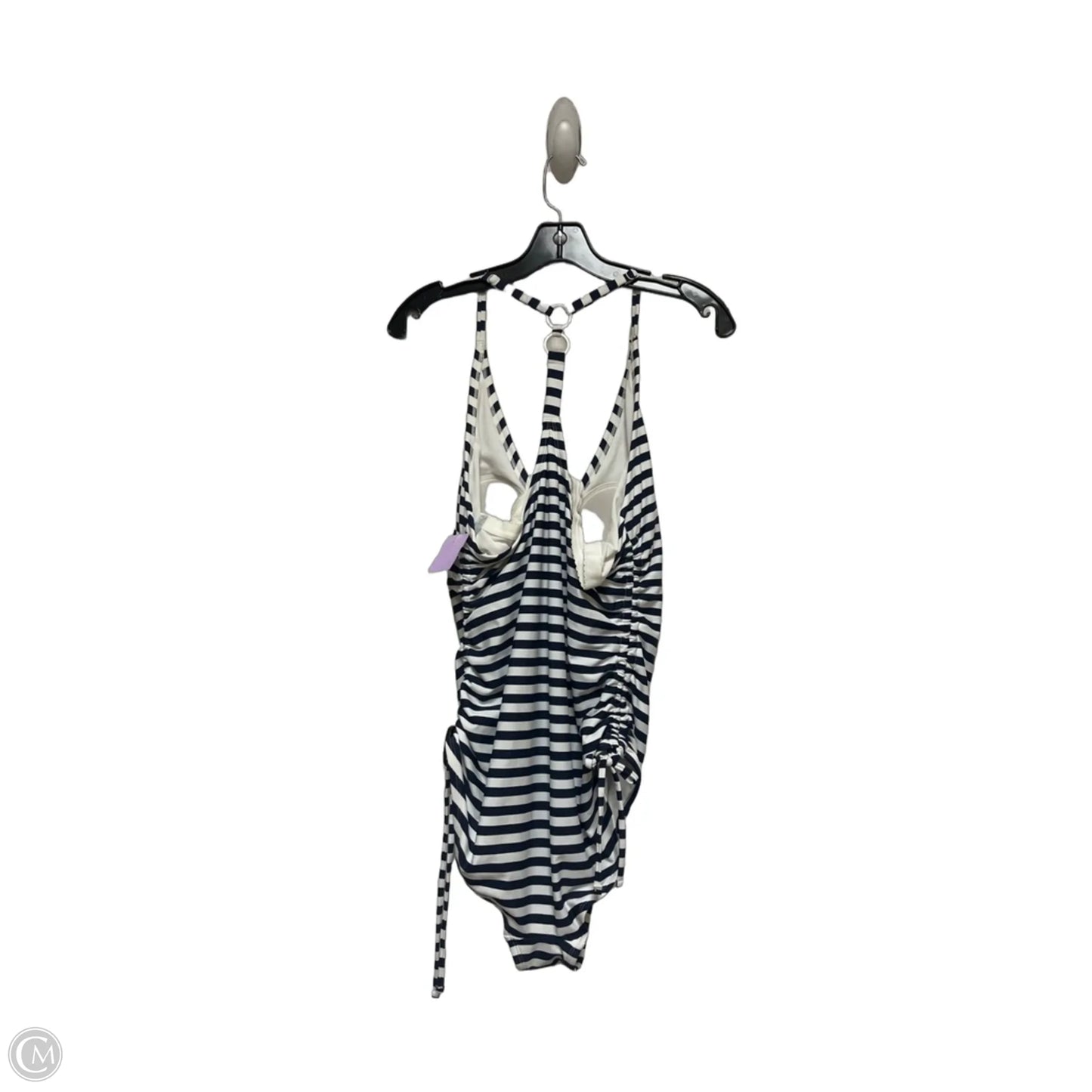 Swimsuit By Kona Sol In Striped Pattern, Size: L