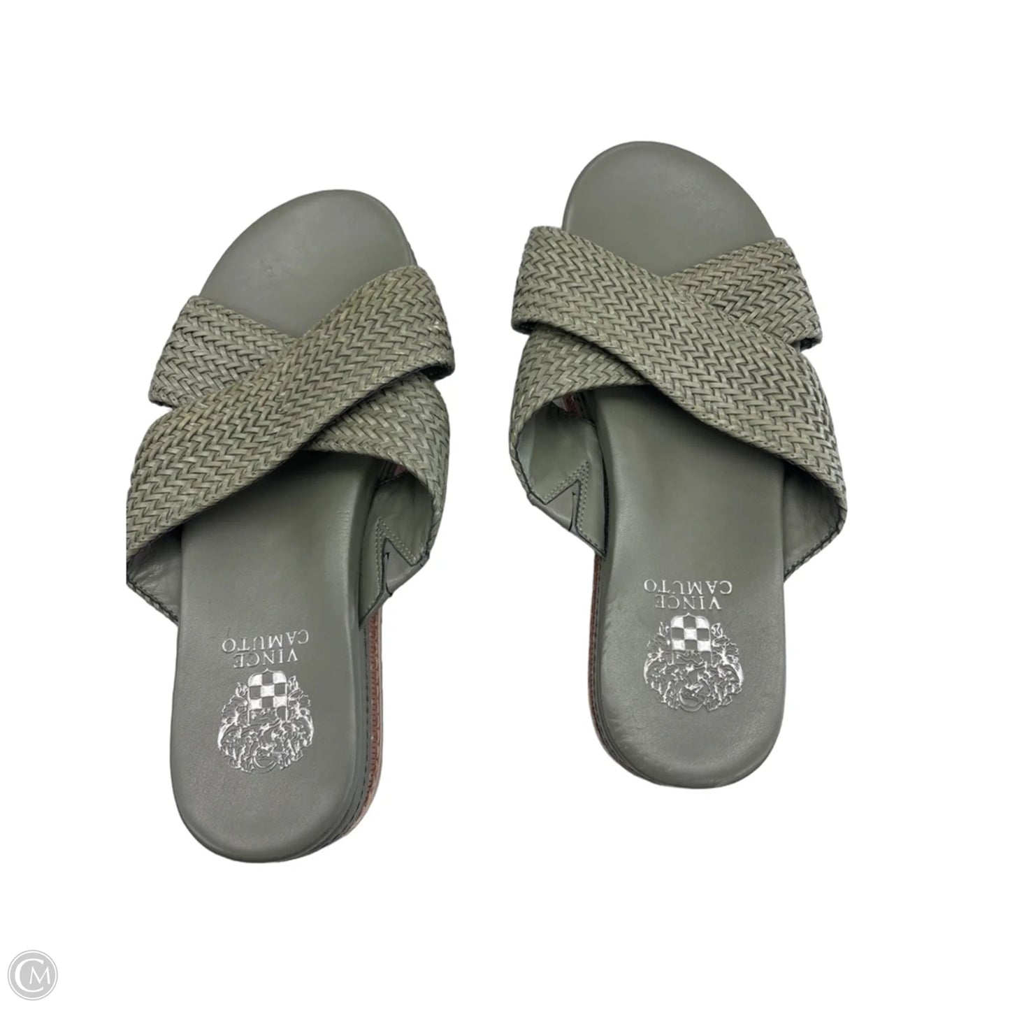 Sandals Heels Platform By Vince Camuto In Green, Size: 9