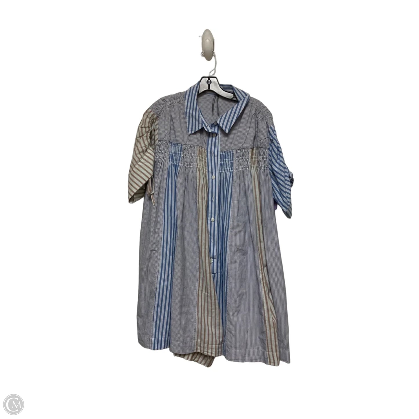 Dress Casual Short By Anthropologie In Striped Pattern, Size: L