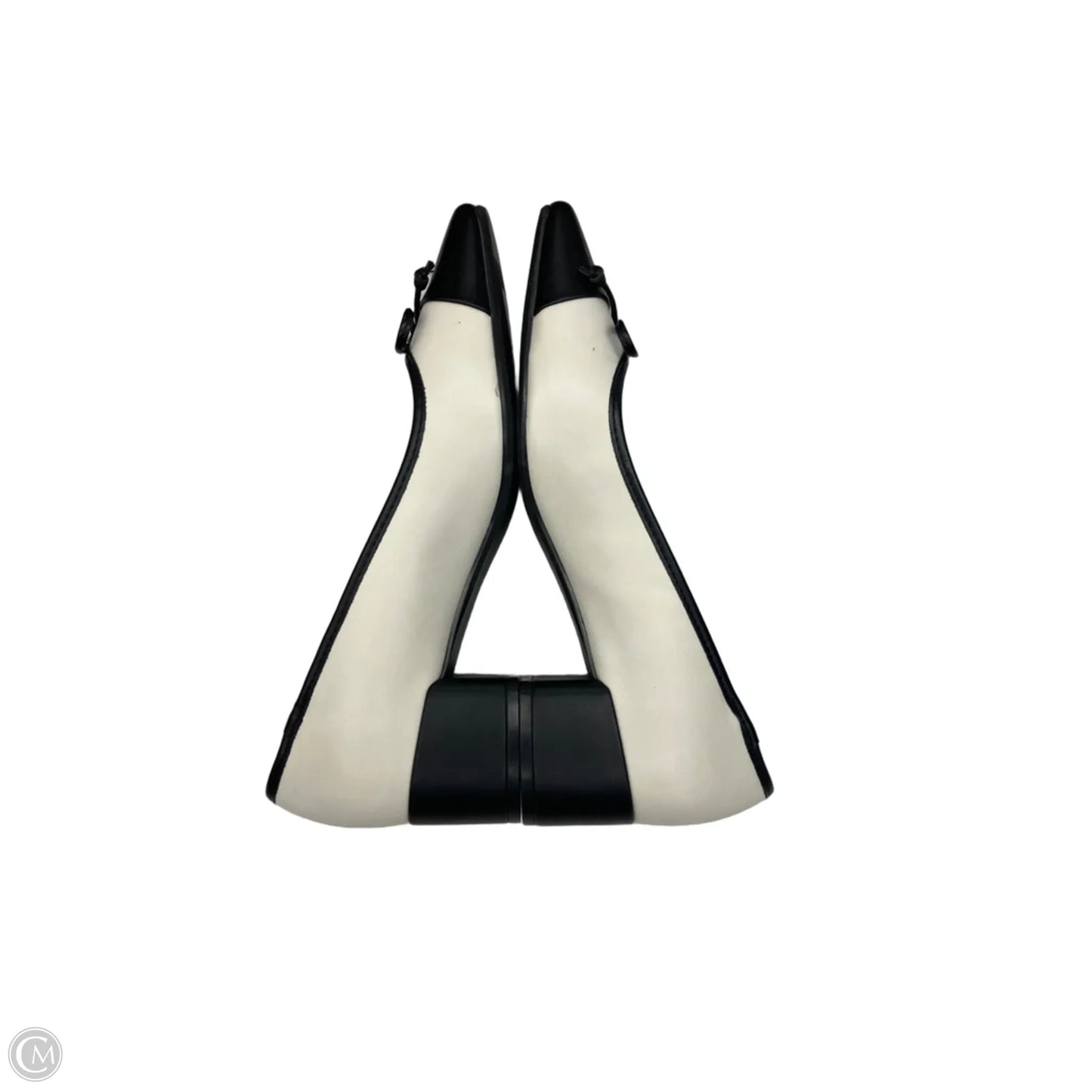 Shoes Heels Block By Liz Claiborne In Black & Tan, Size: 8.5