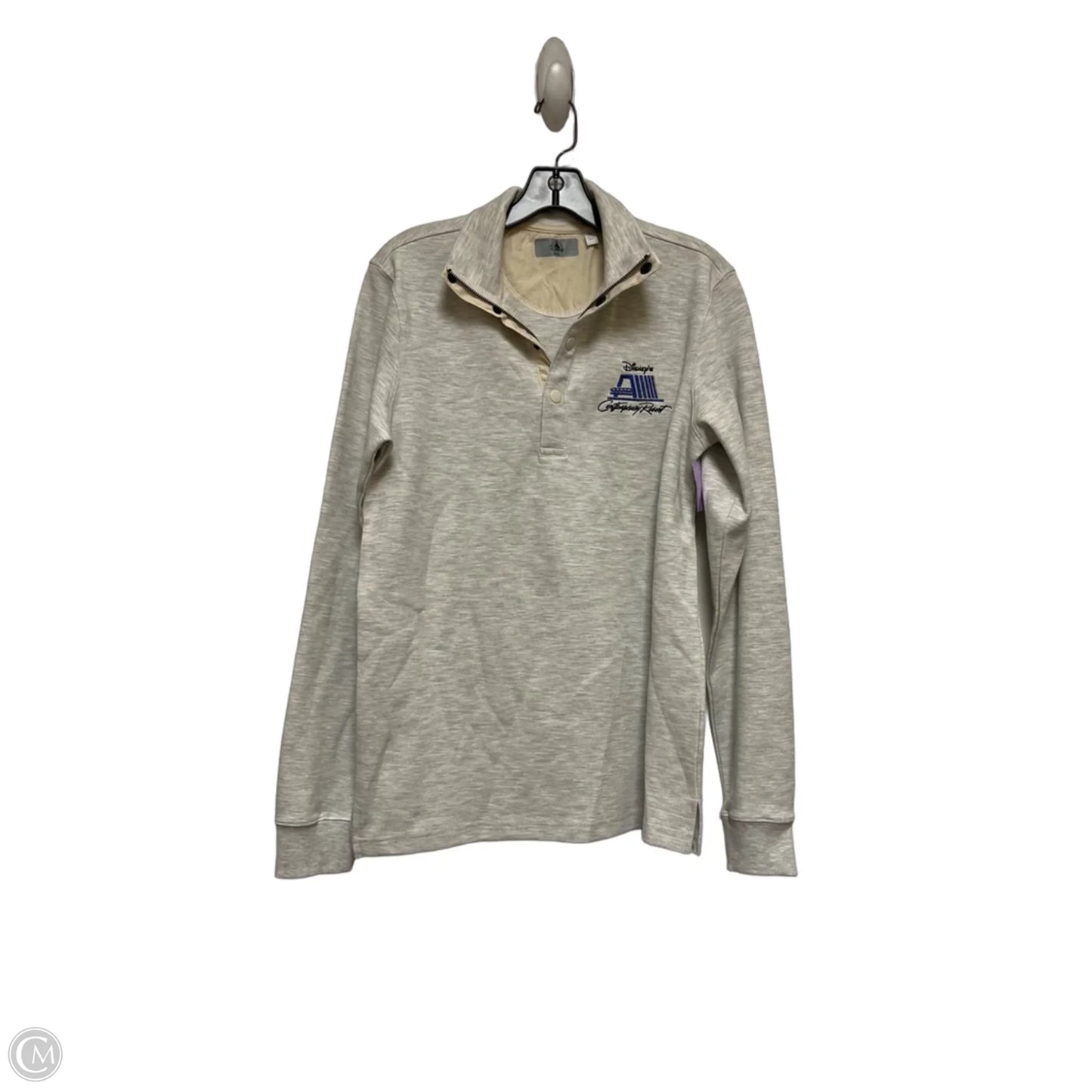 Sweatshirt Collar By Disney Store In Grey, Size: S
