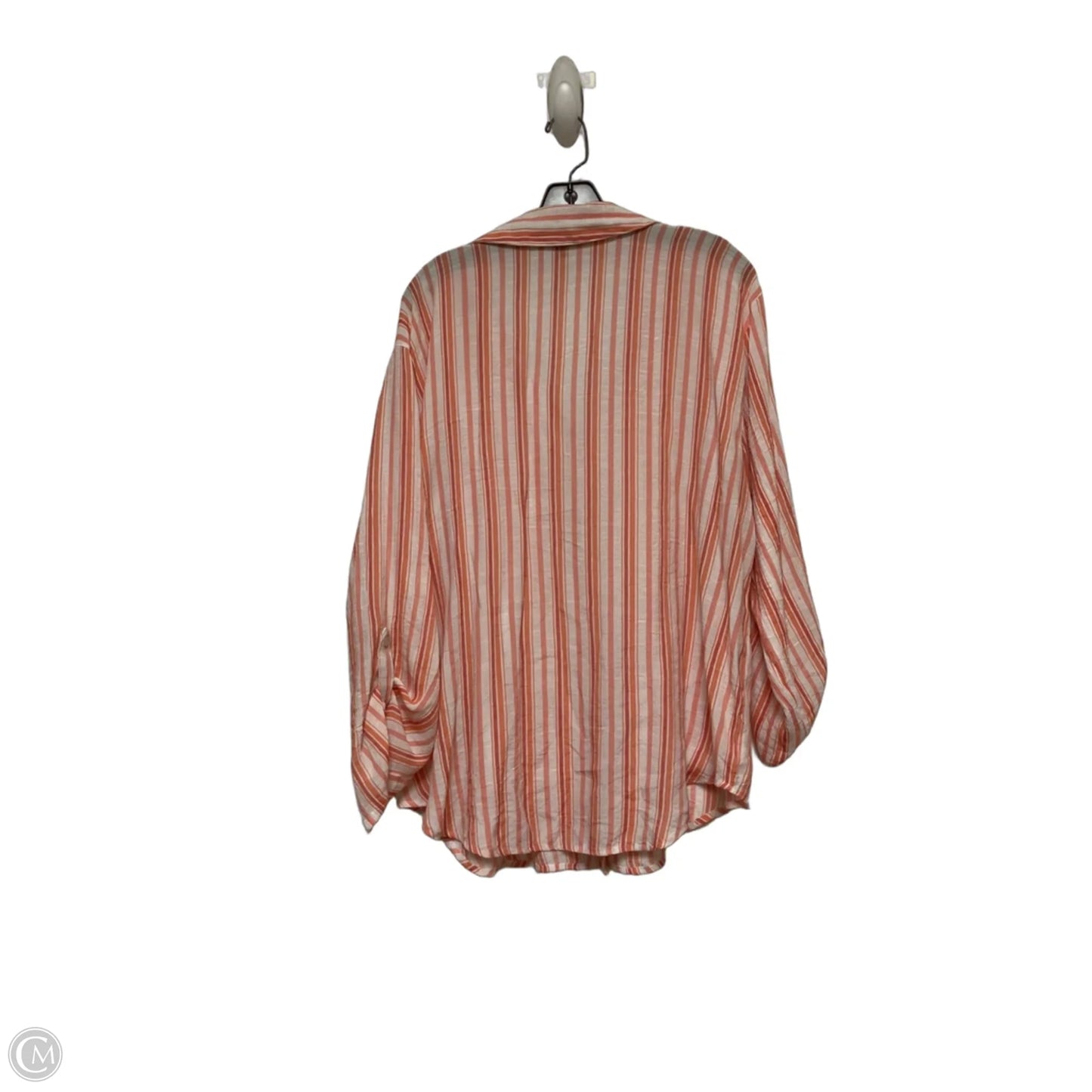 Top Long Sleeve By Clothes Mentor In Striped Pattern, Size: Xl