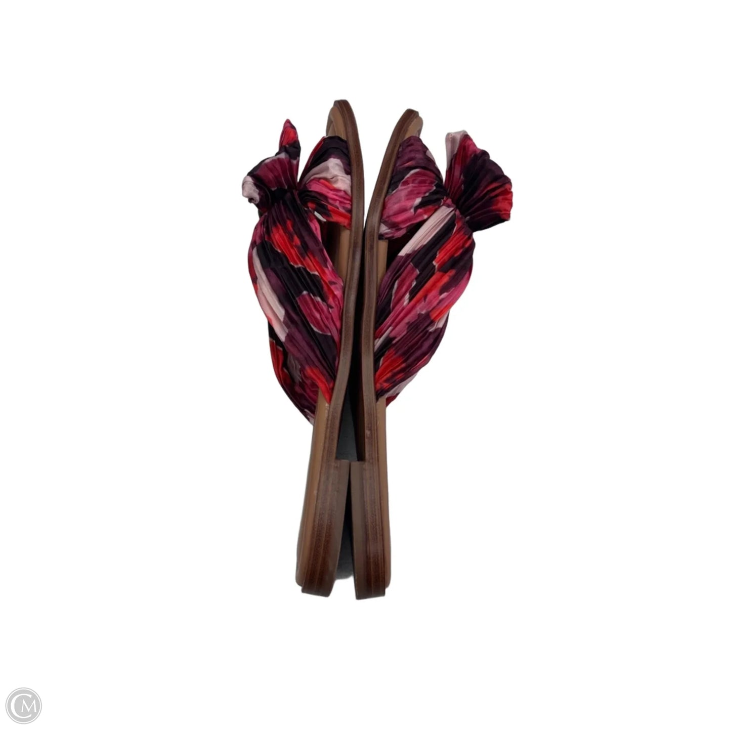 Sandals Flats By Kensie In Pink & Red, Size: 8.5