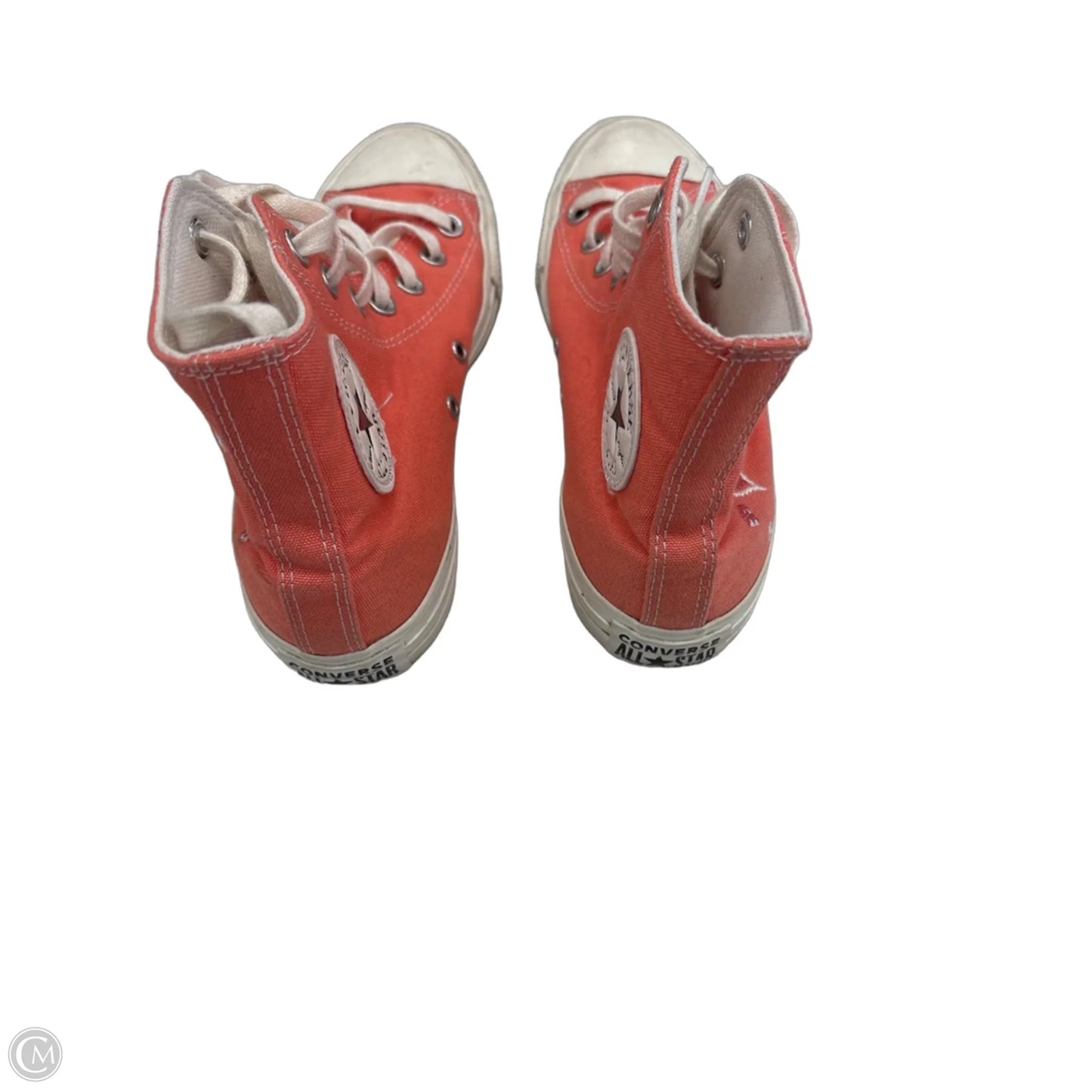 Shoes Sneakers By Converse In Orange, Size: 7