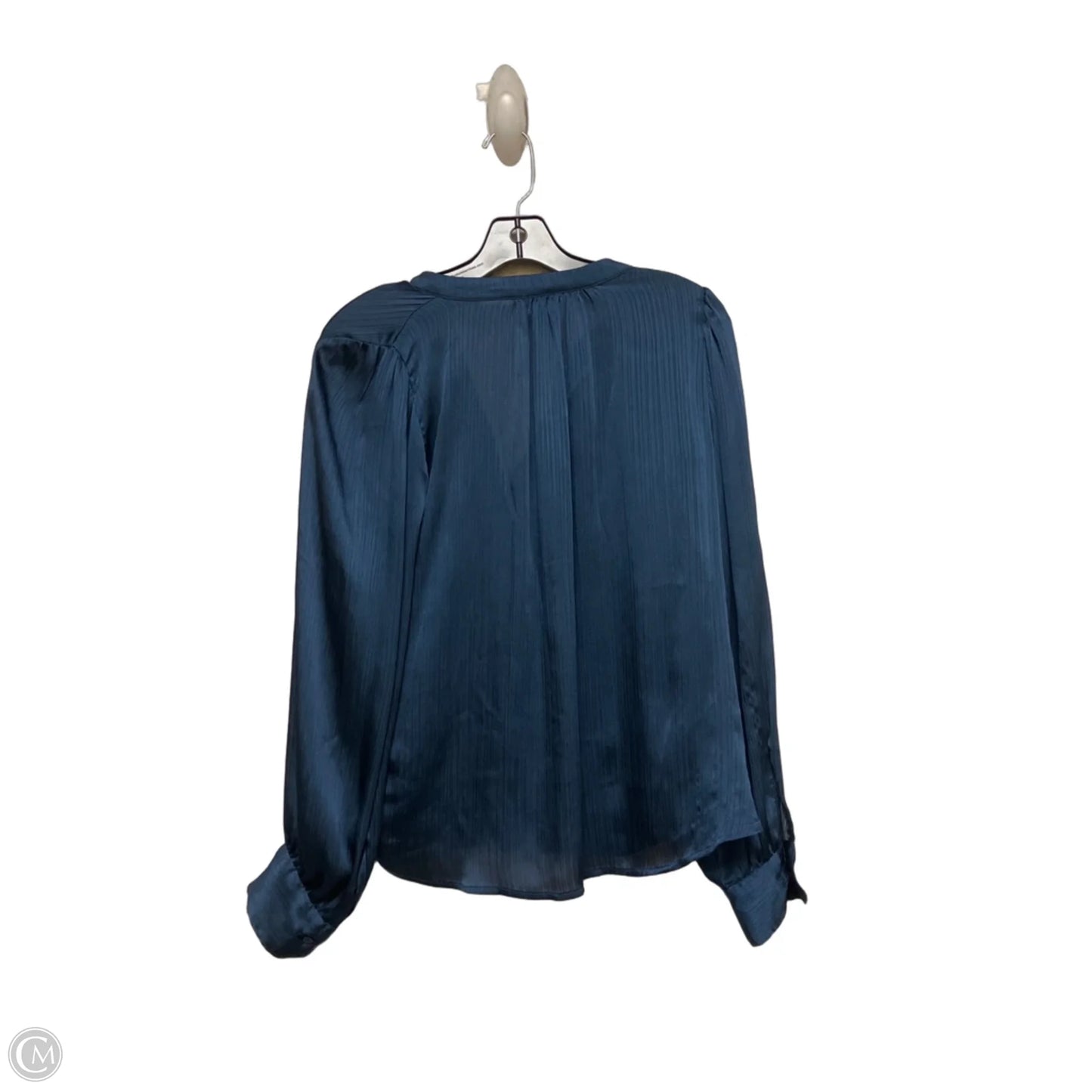 Top Long Sleeve Basic By Banana Republic In Blue, Size: S