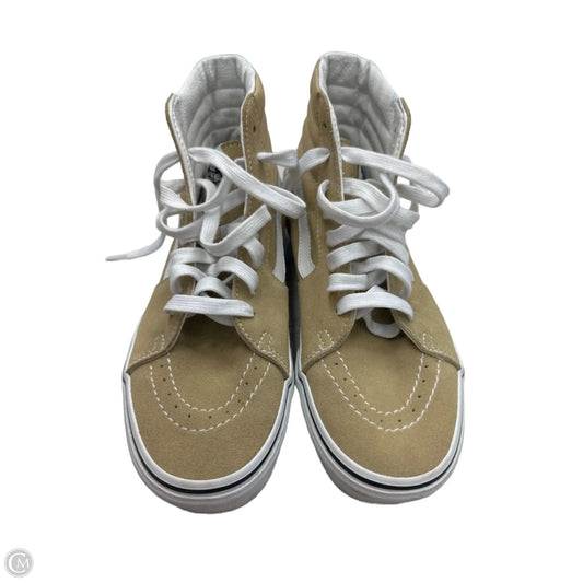 Shoes Sneakers By Vans In Brown & White, Size: 8.5