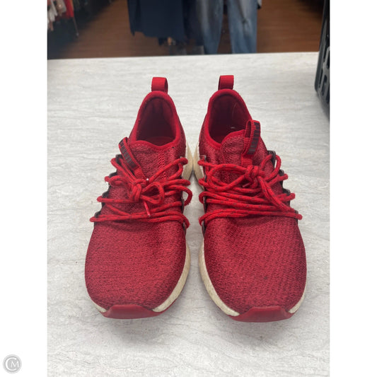 Shoes Sneakers By Puma In Red & White, Size: 7.5