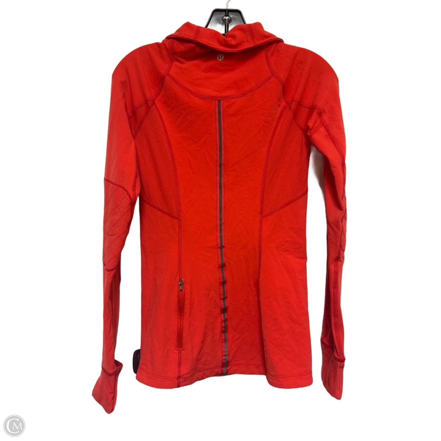 Athletic Jacket By Lululemon In Red, Size: S