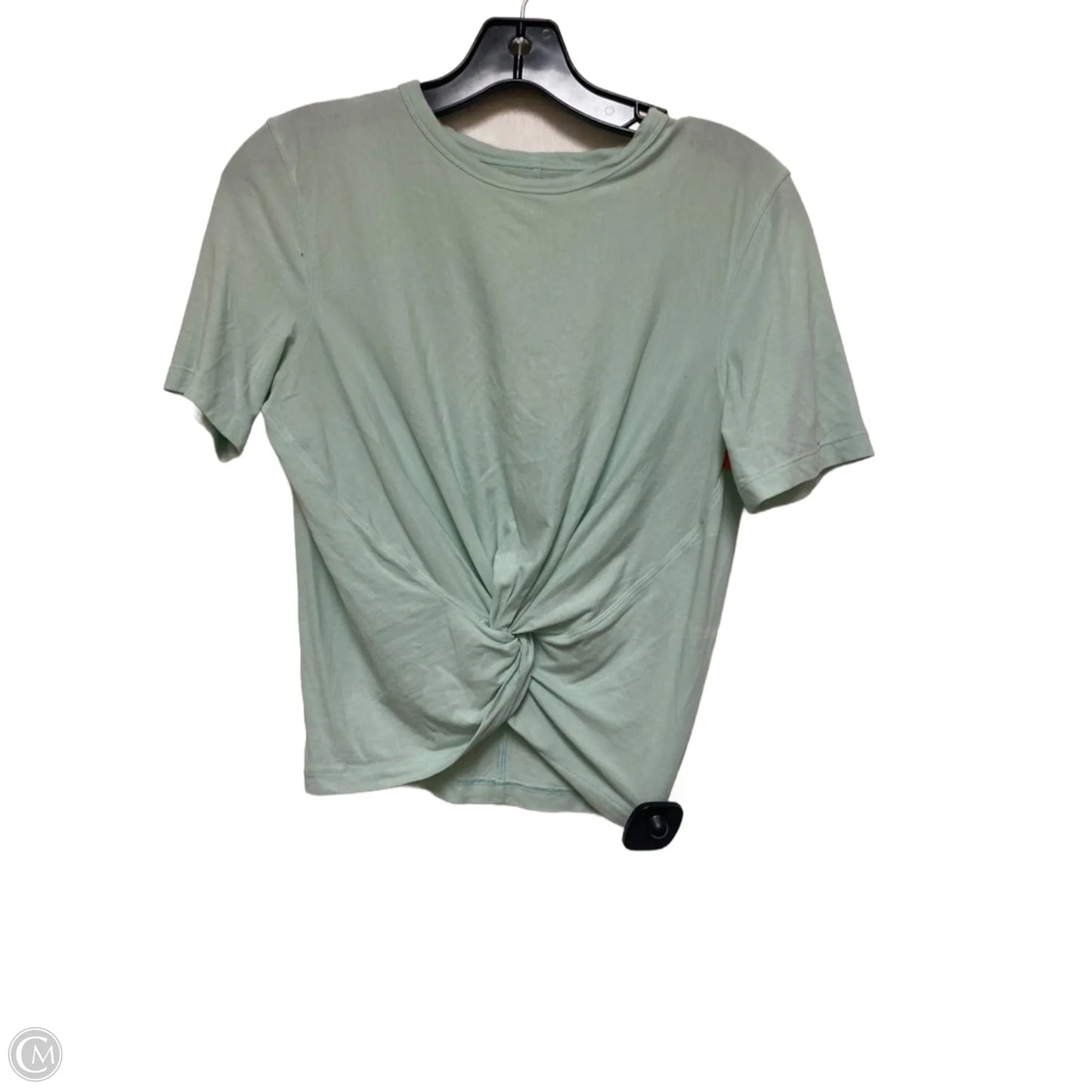 Athletic Top Short Sleeve By Lululemon In Teal, Size: S