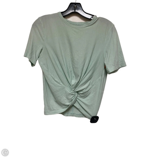 Athletic Top Short Sleeve By Lululemon In Teal, Size: S