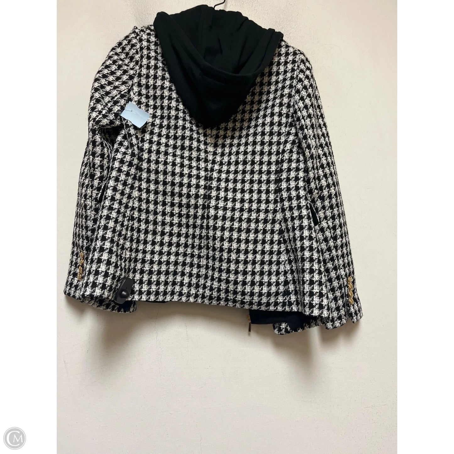 Jacket Other By Express In Black & White, Size: Xs