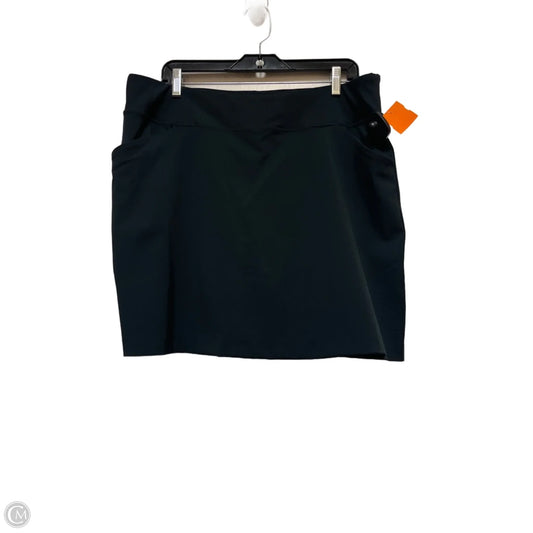 Skort Designer By Lilly Pulitzer In Black, Size: 16